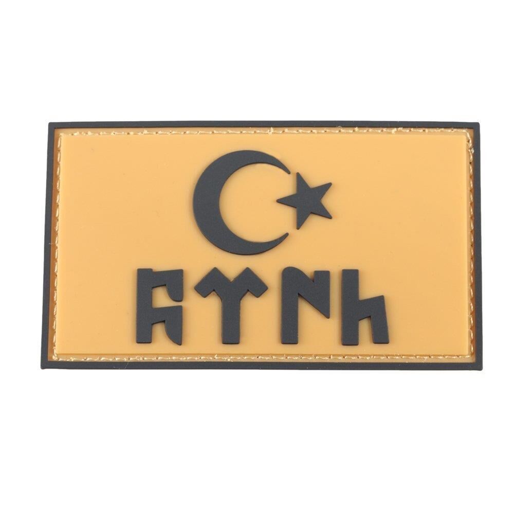 Single Sword GÖKTÜRK Plastik Patch - Peç BEJ