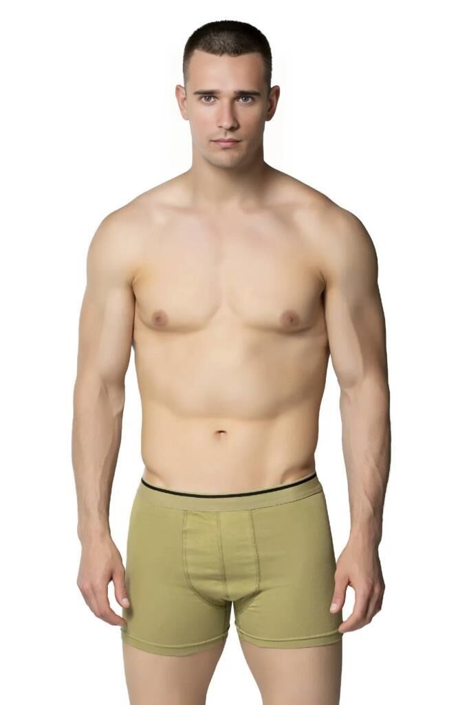 Single Sword Sedef Yıldızı Likralı Boxer 2XL - BEJ