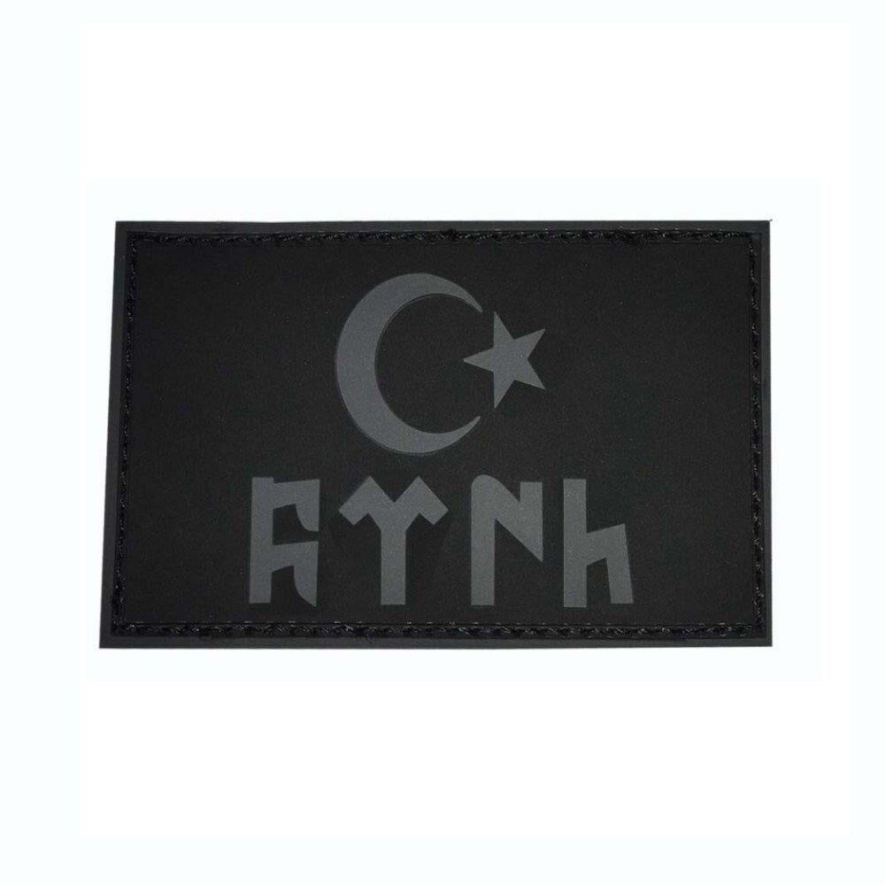 Single Sword GÖKTÜRK Plastik Patch - Peç SİYAH