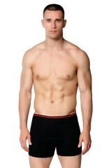 Single Sword Sedef Yıldızı Likralı Boxer L - SİYAH