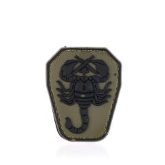 Single Sword Akrep Plastik Patch - Peç Küçük Boy 4Cm X 5,5Cm BEYAZ