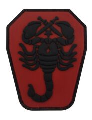 Single Sword Akrep Plastik Patch - Peç Küçük Boy 4Cm X 5,5Cm