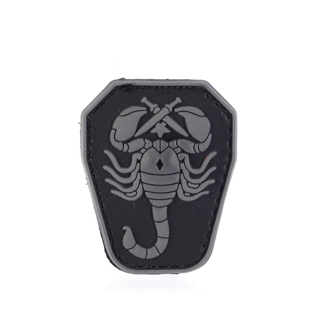 Single Sword Akrep Plastik Patch - Peç Küçük Boy 4Cm X 5,5Cm SİYAH
