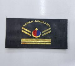 Single Sword Asayiş Mini Rütbe - Yazılı Model UZM.ÇVŞ.4