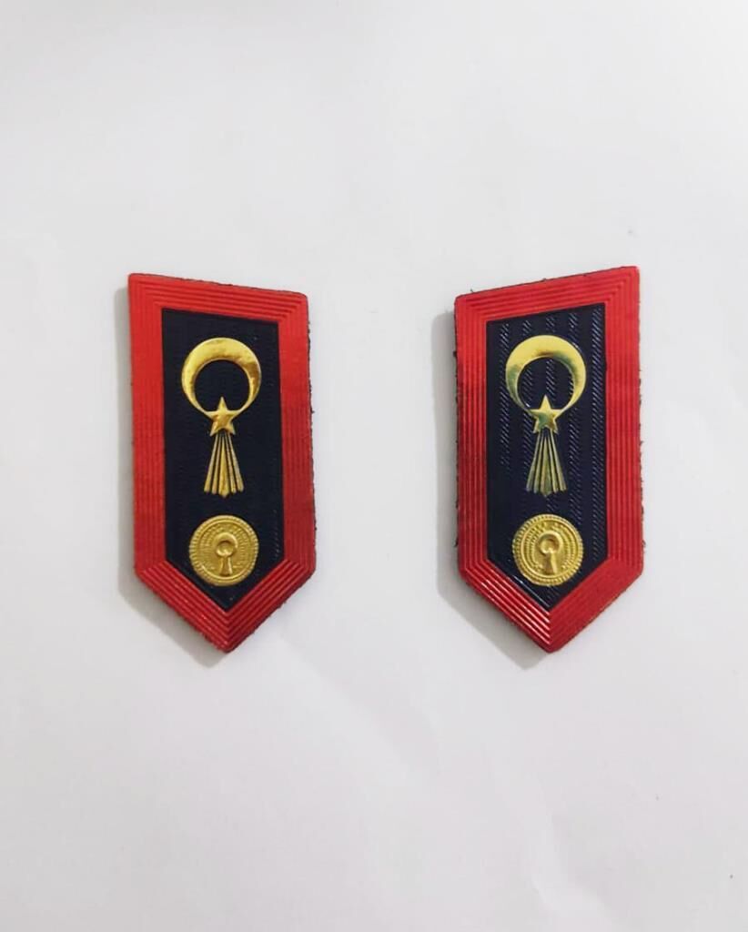 Single Sword plastik jandarma asayiş yaka spoletleri ASAYİŞ - ASAYİŞ