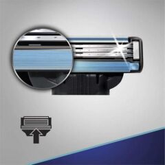 Gillette Mach3  Bıçak - Gillette Mach 3 Turbo- Mach 3 Tıraş Bıçağı- Mac3 Traş Bıçağı
