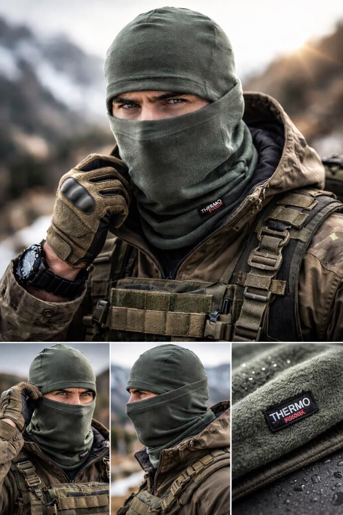 Thermoform HZT1014 Heavy Kar Maskesi HAKİ
