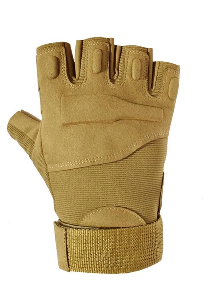 Strongclaw Strongclaw SC-1002 Kısa Parmak Taktik ve Outdoor Eldiveni – Dayanıklı Operasyon Modeli BEJ - XL