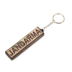 Single Sword Jandarma Çift Taraflı Anahtarlık