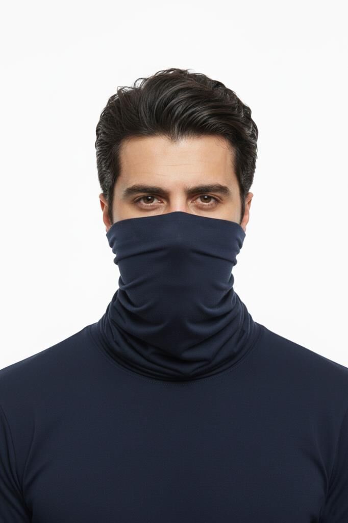 Single Sword Tactical Baff , 17 Farklı Şekilde Kullanılabilen Askeri Bandana LACİVERT