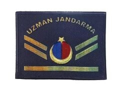 Single Sword Uzman Jandarma Yazılı Asayiş Plastik Rütbe UZM.ÇVŞ.6