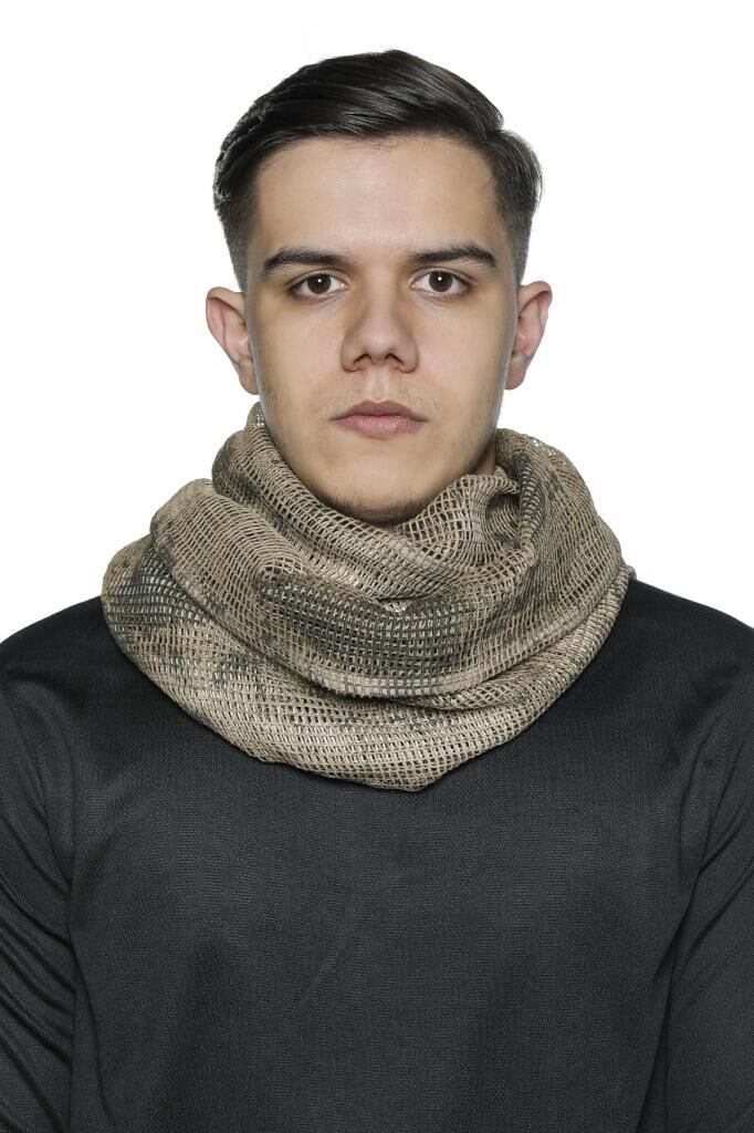 Single Sword Üçgen Fileli Askeri Şal, Fileli Puşi JAN