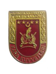 Single Sword Kara Kuvvetleri Metal Cüzdan Arması