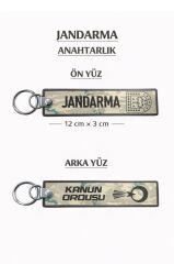 Single Sword PVC Anahtarlık Dayanıklı, Esnek ve Uzun Ömürlü Tasarım 12 x 3 Cm ZABITA