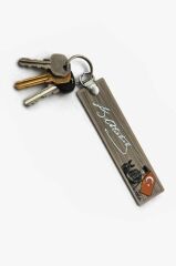 Single Sword PVC Anahtarlık Dayanıklı, Esnek ve Uzun Ömürlü Tasarım 12 x 3 Cm DENİZ KUVVETLERİ