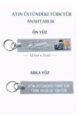 Single Sword PVC Anahtarlık Dayanıklı, Esnek ve Uzun Ömürlü Tasarım 12 x 3 Cm DENİZ KUVVETLERİ