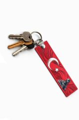 Single Sword PVC Anahtarlık Dayanıklı, Esnek ve Uzun Ömürlü Tasarım 12 x 3 Cm DENİZ KUVVETLERİ