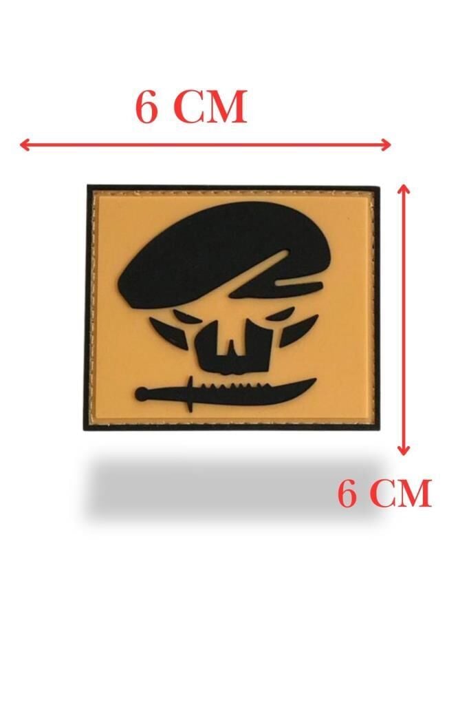 Single Sword BERE-BIÇAK Plastik Patch - Peç 6Cm X 6Cm