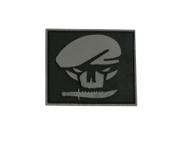 Single Sword BERE-BIÇAK Plastik Patch - Peç 6Cm X 6Cm KIRMIZI1