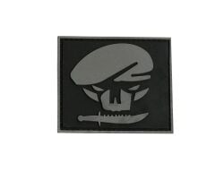 Single Sword BERE-BIÇAK Plastik Patch - Peç 6Cm X 6Cm KIRMIZI1