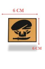 Single Sword BERE-BIÇAK Plastik Patch - Peç 6Cm X 6Cm
