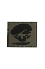 Single Sword BERE-BIÇAK Plastik Patch - Peç 6Cm X 6Cm KIRMIZI1