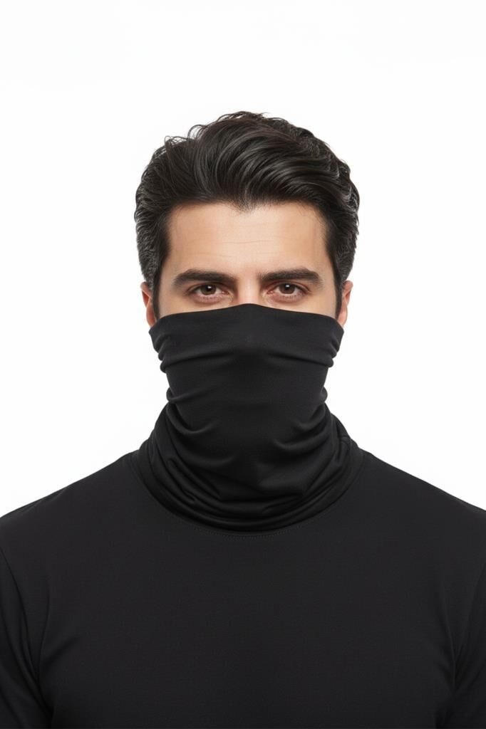 Single Sword Tactical Baff , 17 Farklı Şekilde Kullanılabilen Askeri Bandana SİYAH