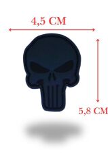 Single Sword Plastik Kurukafa Patch - Peç HAKİ