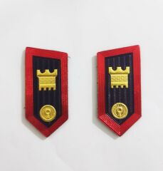 Single Sword plastik jandarma asayiş yaka spoletleri EĞİTİM