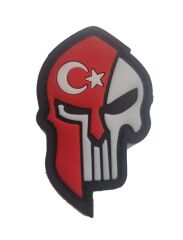 Single Sword Kuru Kafa Plastik Patch - Peç