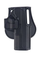 Single Sword Polimer Siyah ve Bej Renk Seçenekli Reddot Uyumlu Tabanca Kılıfı SİYAH - PX9-GEN3