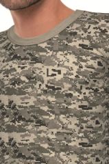 Single Sword Kamuflaj Desenli Kısa Kollu bisiklet Yaka Fanila - İnce Tişört USA - 2XL