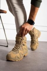 Single Sword SS611 Su Geçirmez Asker Polis Kısa Tactical Bot BEJ - 40