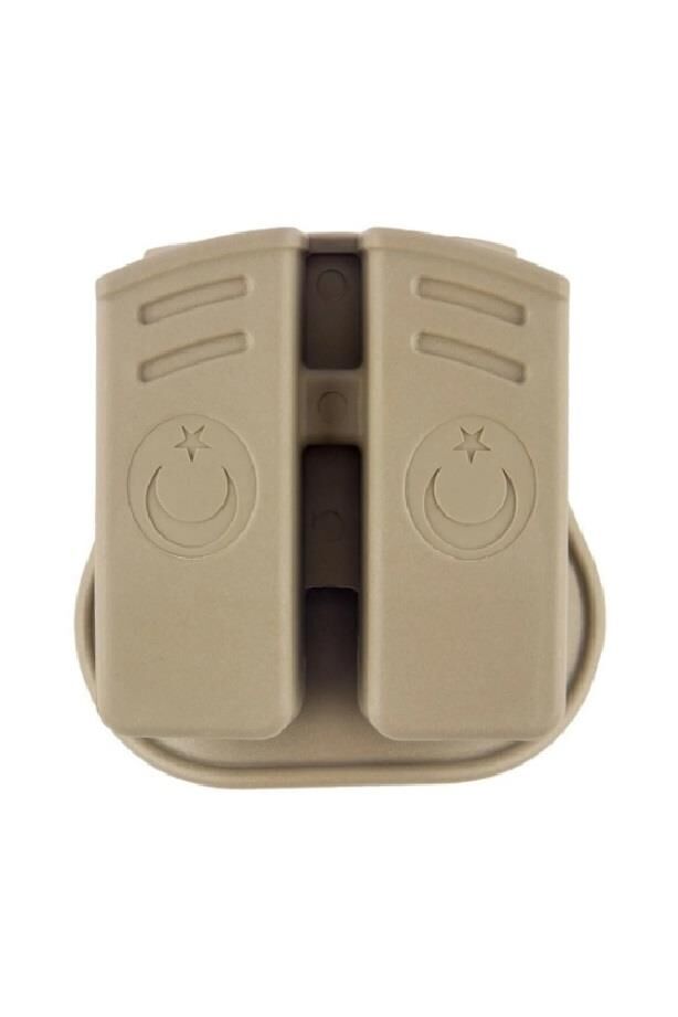 Single Sword BT Çiftli Şarjör Kılıfı BEJ