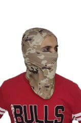 Single Sword Polarlı Kar Maskesi Kadın&Erkek Balaklava MULTİCAM