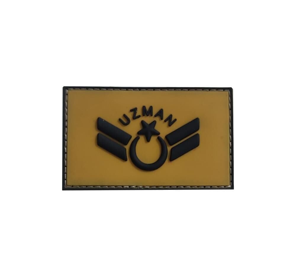 Single Sword Plastik Patch Peç Combat Rütbe BEJ - UZM.KD2