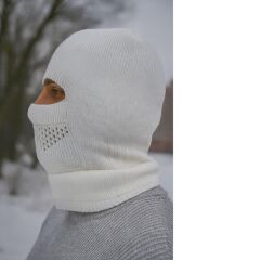 Single Sword Motorcu Modüler Kar Maskesi,Erkek&Kadın Bere,Balaklava BEYAZ