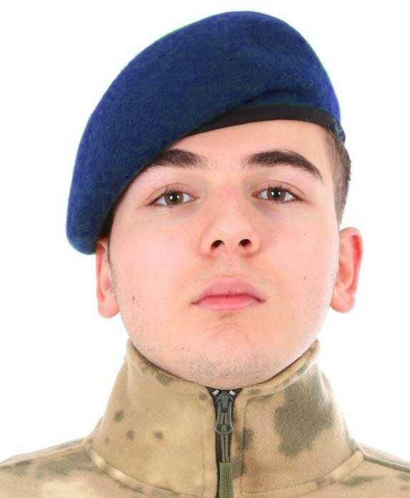 Single Sword Yün Askeri Bere, Jandarma, Komando, Tankçı Beresi MAVİ - 53