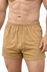 Single Sword Paçalı Don - Bej -Yeşil Asker Donu- Askeri Boxer- Asker Yeşili Boxer 4 lü 2XL