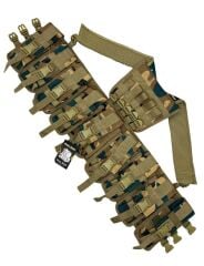 Single Sword 9 Şarjör Cepli Çeçen Tipi Taktik Hücum Yeleği MULTİCAM