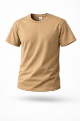 Single Sword Acemi&Bedelli Asker Fanila ve Erkek Atlet %100 Pamuk BEJ - KISA KOL