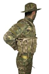 Single Sword 9 Şarjör Cepli Çeçen Tipi Taktik Hücum Yeleği Ç.KAMUFLAJ