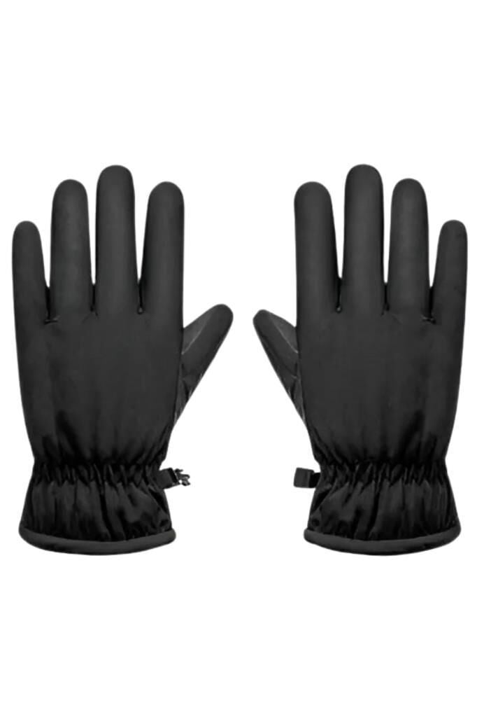 Single Sword Softshell Soğuk ve Rüzgar Geçirmez, Suya Dayanıklı Eldiven SİYAH