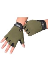 Single Sword Tactical Taktik Eldiven Yarım Parmak Asker Polis Dağcı Avcı Sporcu Eldiveni KAMUFLAJ