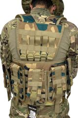 Single Sword 9 Şarjör Cepli Çeçen Tipi Taktik Hücum Yeleği ÇAT