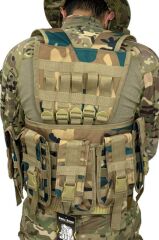 Single Sword 9 Şarjör Cepli Çeçen Tipi Taktik Hücum Yeleği ÇAT