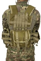 Single Sword 6 Şarjör Cepli, Arkası Çantalı Çeçen Yeleği