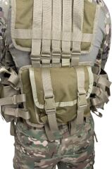 Single Sword 6 Şarjör Cepli, Arkası Çantalı Çeçen Yeleği