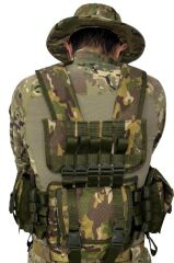 Single Sword 6 Şarjör Cepli, Arkası Çantalı Çeçen Yeleği MULTİCAM