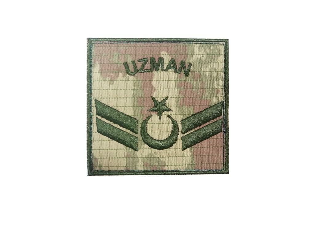 Single Sword TSK Nakış Rütbe UZMAN ÇVŞ. - UZMAN ÇVŞ.